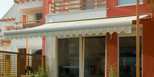 The awning will provide the shade on hot days