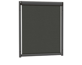 Jaluzele negre manuale pentru terasă