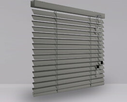 Jaluzele din aluminiu de 25 mm, neinvazive