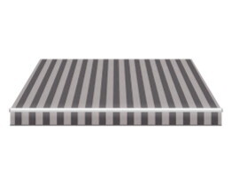 Copertină de terasă cu dungi