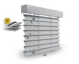 Jaluză din lemn 50mm, scară de sfoară