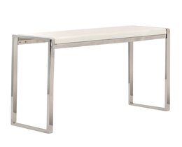 Masă consolă marmură Chianti alb-ivoriu 120x40x80cm