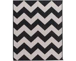 Dywan Modern Chevron negru/bej160x230cm