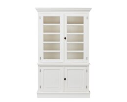 Vitrină Milton cu 4 rafturi 100x40x220cm