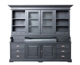 Bufet Brighton 204x56x217cm negru