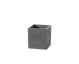 Ghiveci acoperitor Cubus Gri 29 x 29 x 40 cm