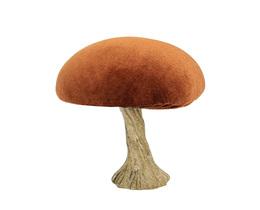Ciupercă de catifea Dekoracja 10 cm portocaliu
