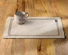 Set de 2 șervețele de masă cu dantelă 30x40 cm