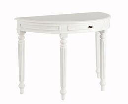Masă consolă Anabell albă