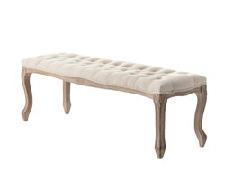 Bancă Isacco crem 114x38x48cm