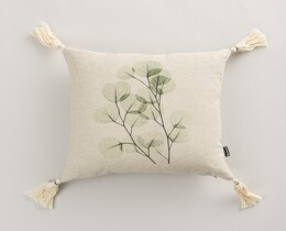 Husă de pernă pentru pernă Eucalyptus Tassel 45x45 cm