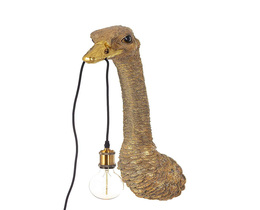 Lampă de perete Struț auriu 72cm