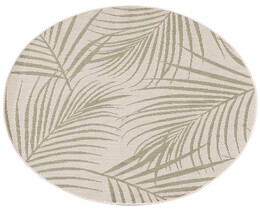 Dywan Lineo bej/verde junglă 120cm