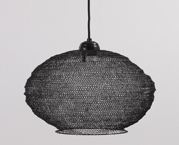 Lampă suspendată Nina Neagră 48 cm