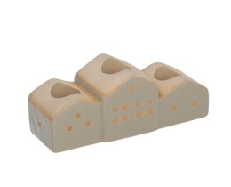 Świecznik Hauses 13x5x7cm bej