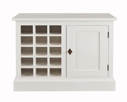Dulap de vinuri Brighton 85cm alb