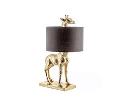 Lampă de masă Girafă aurie 70cm