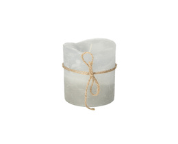 Świeca Dorotea 10cm cristal gri