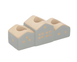 Świecznik Hauses 13x5x7cm gri