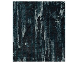 Dywan Moliciune aproape de negru/albastru păun 120x170cm