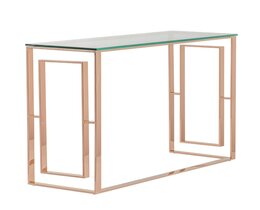 Masă consolă Eternic auriu roz 120x40x80cm