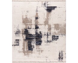 Dywan Boho crem/albastru marinar 200x290cm