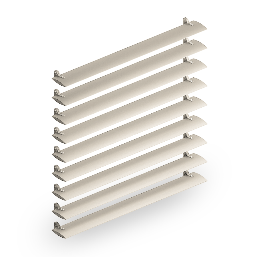 Jaluzelele exterioare Sunbreaker 210 fix - RAL 1013 Sunbreaker