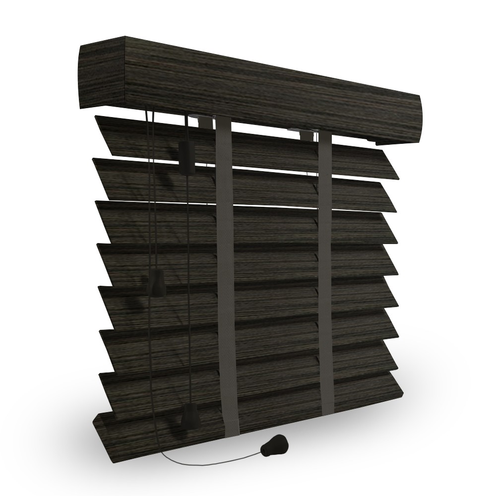 Jaluzele din bambus 50 mm negre - 5046 bambus negru