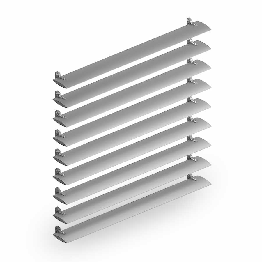 Jaluzelele exterioare Sunbreaker 210 fix - RAL 1013 Sunbreaker