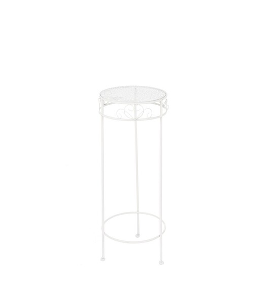 Plant stand Daisy 50cm white