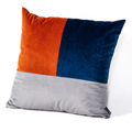 Poduszka Patchwork kwadratowa coppper ink grey