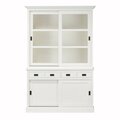 Display cabinet Milton with 4 drawers 144x53x226cm
